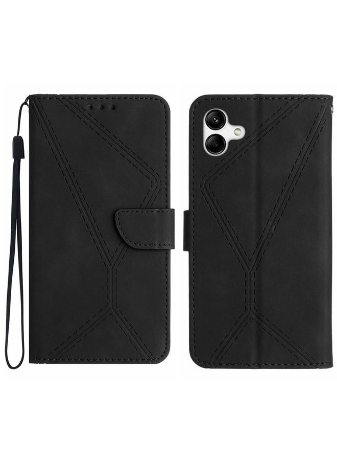 erorex Case For Samsung Galaxy A06 5G Stitching Embossed Leather Phone Case - Image 1