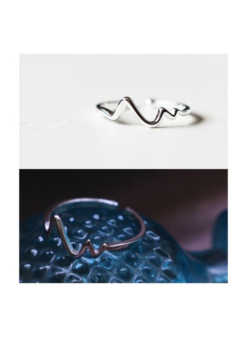 كانجرو خاتم فضه عيار 925 - Image 1