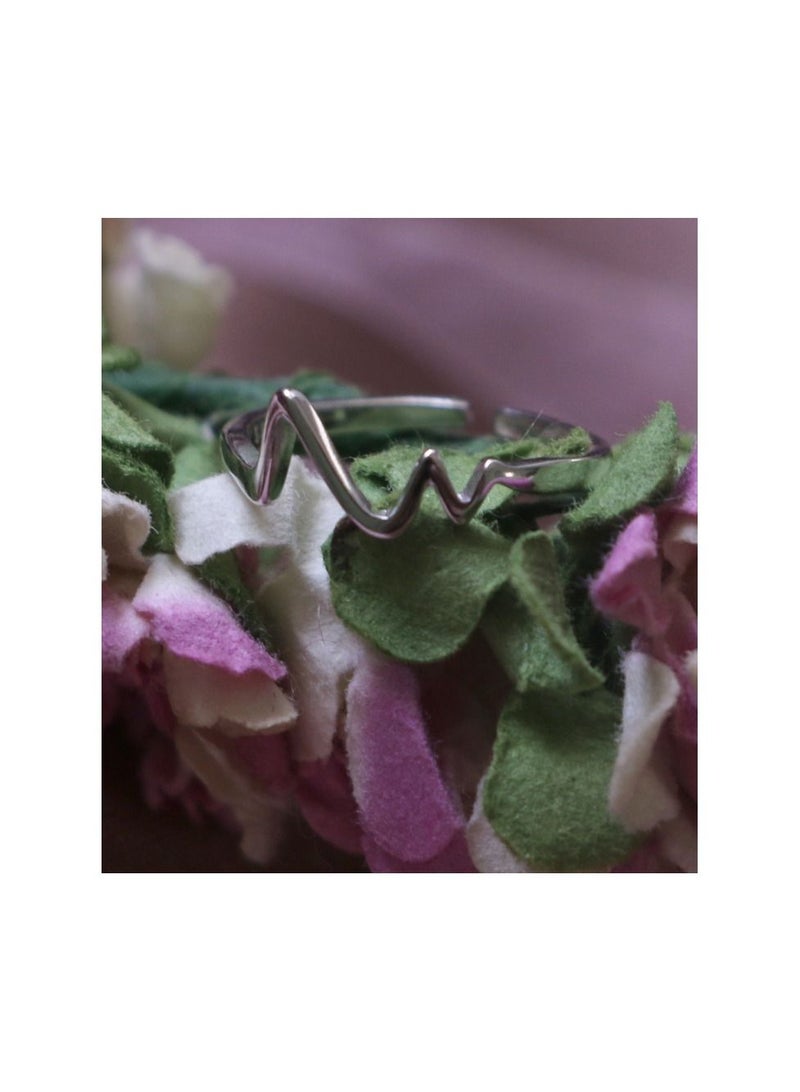 كانجرو خاتم فضه عيار 925 - Image 2