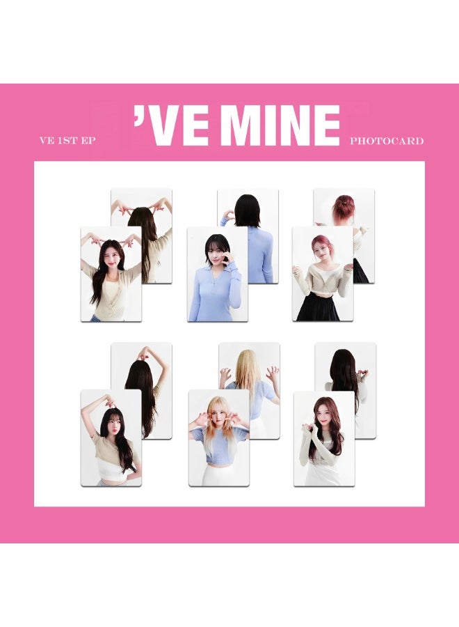 NIBEMINENT 6 Pcs Kpop IVE - 1st EP I'VE MINE Lomo Cards Card For Fans Collection Gifts - Image 1
