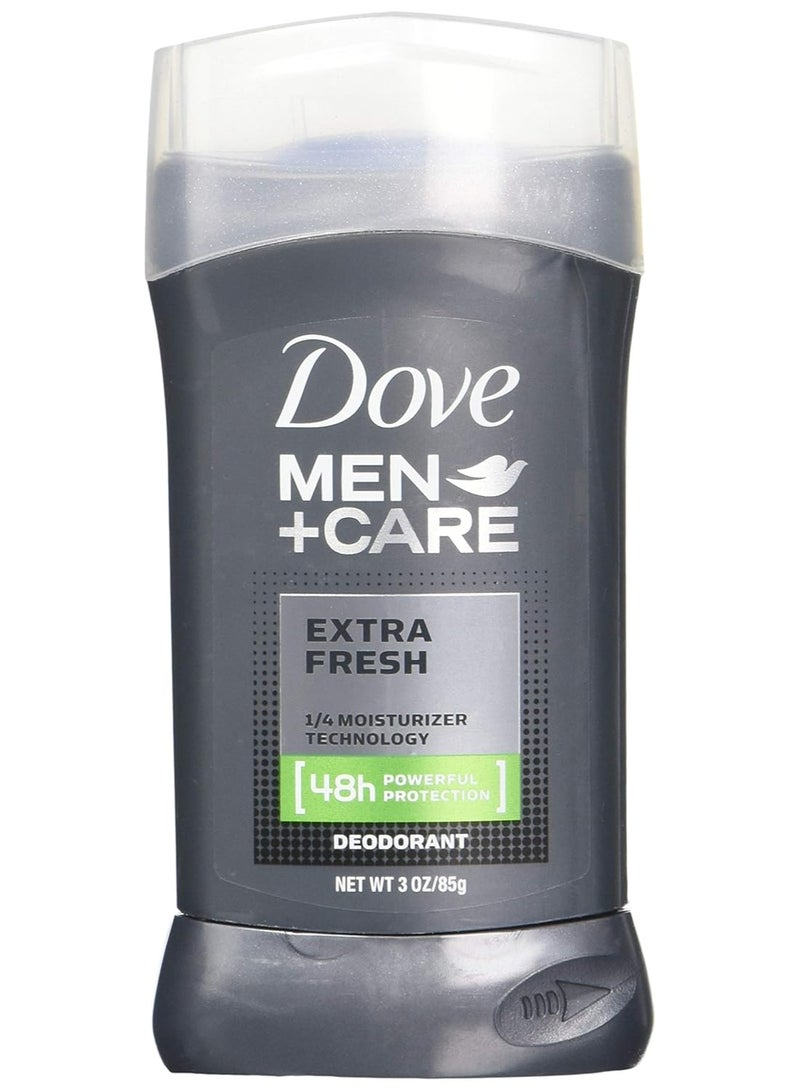 Dove Men+Care Deodorant Stick, Extra Fresh, 3 Ounce (Pack of 3) - Image 1