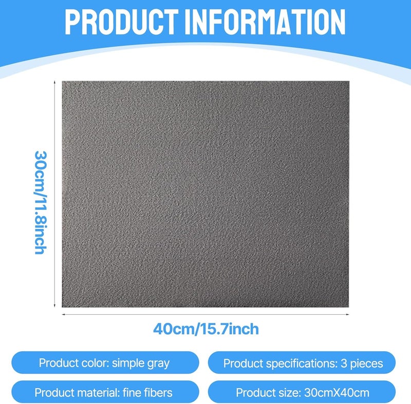 YAGE Magic Cleaning Cloths for Glass - 3 Pack Reusable Microfiber Cleaning Rags - Image 5