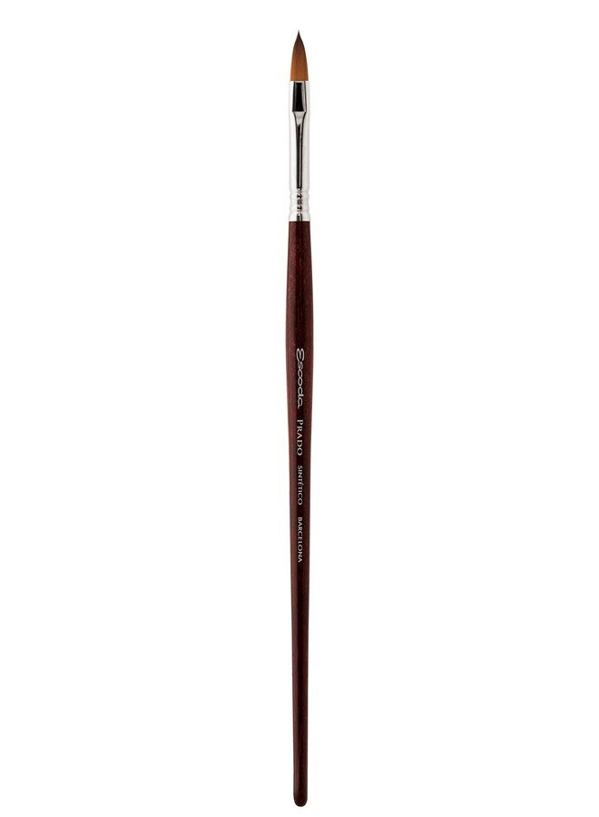 Escoda Art Products Escoda Prado Series Artist Watercolor & Acrylic Short Handle Filbert Paint Brush, Size 2, Synthetic Sable - Image 1