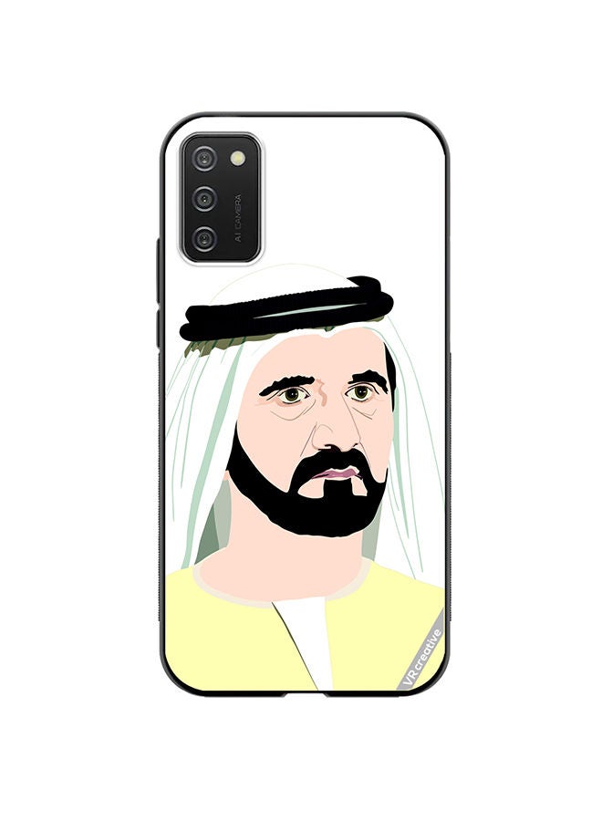 VR CREATIVE Protective Case Cover For Samsung Galaxy A03s Sheikh Mohammed Bin Rashid Al Maktoum Design Multicolour - Image 1