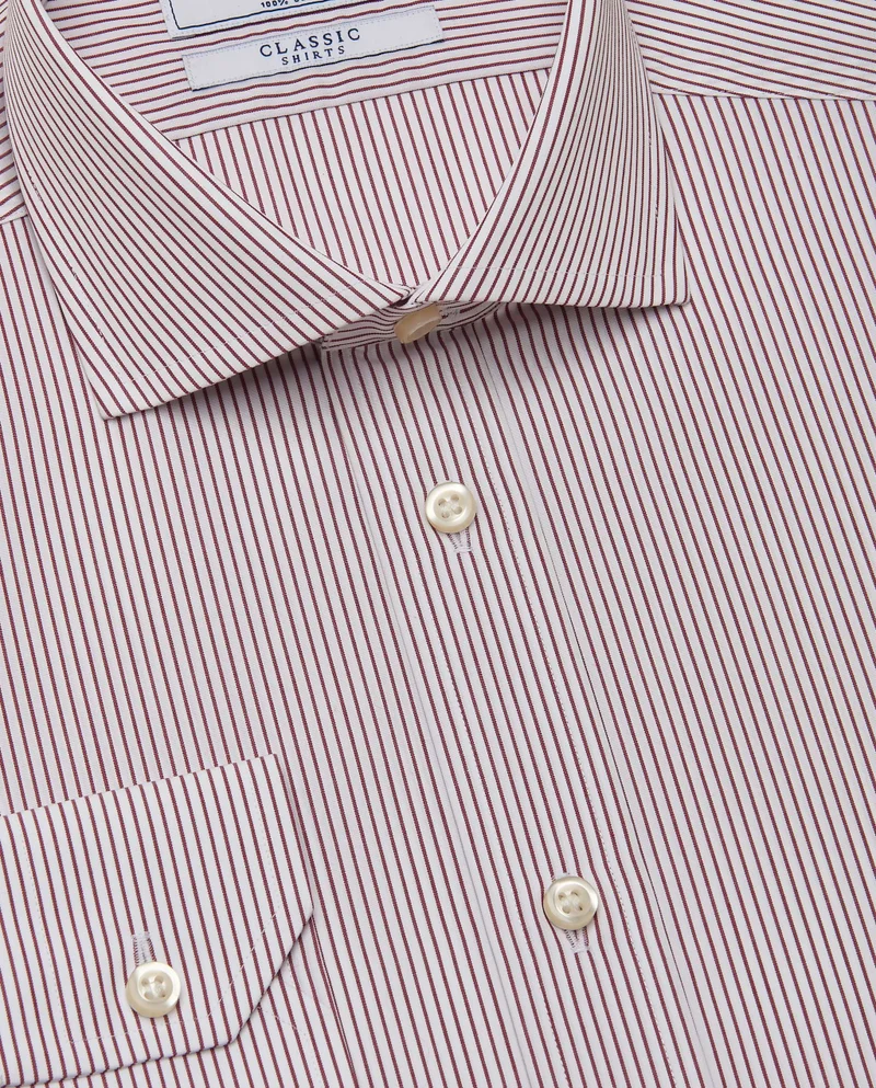 كاميتشسما قميص كلاسيكي باللون العنابي