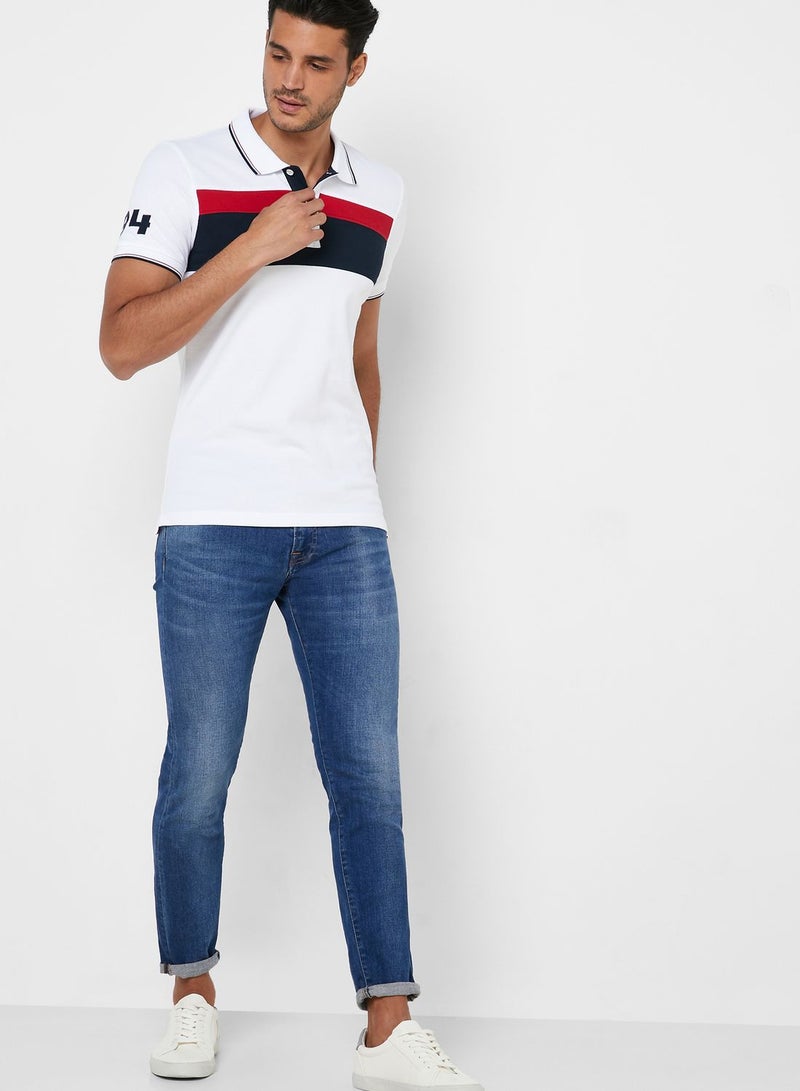 SALSA Emblem Slim Fit Polo - Image 4