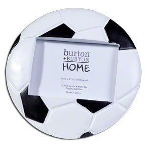 burton+BURTON Soccer Ball (Football) Shaped Picture Frame - Perfect for Sports Team Photo! - Image 5
