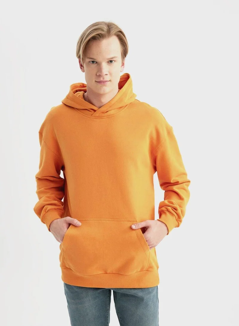 DeFacto  Man Comfort Fit Hoodie for Men | Best Price UAE