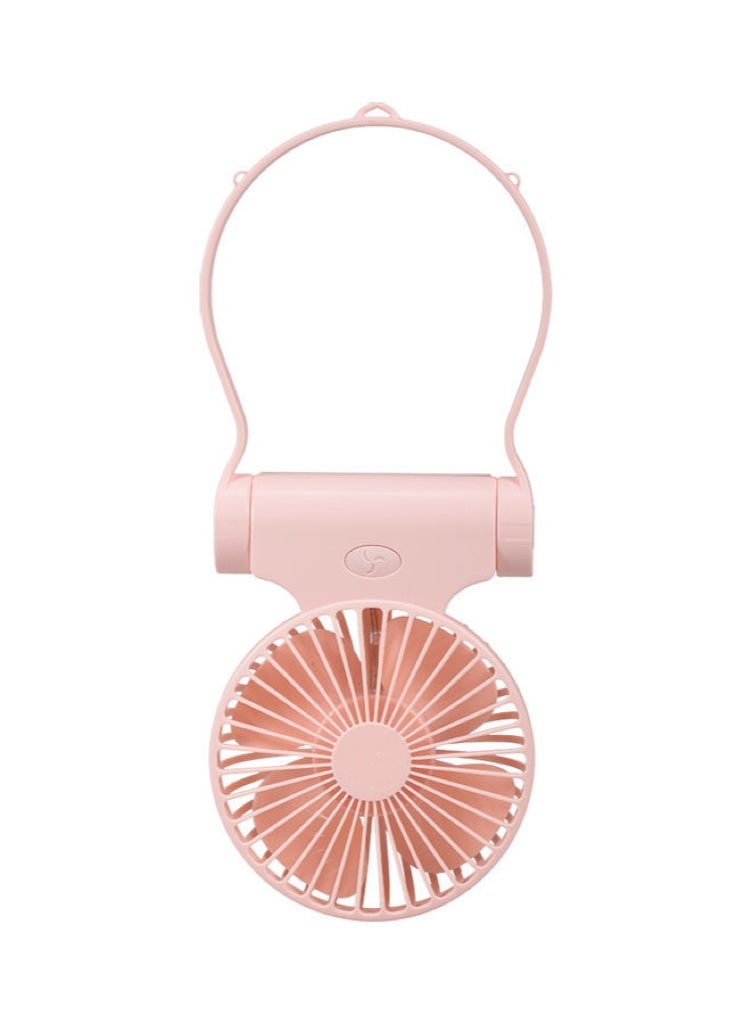3-IN-1 Hand/Desk/Neck Fan,Portable neck hanging fan, mini fan, handheld fan, used for cooling small personal hands-free fan, USB rechargeable battery, 3-speed air circulation fan - Image 3