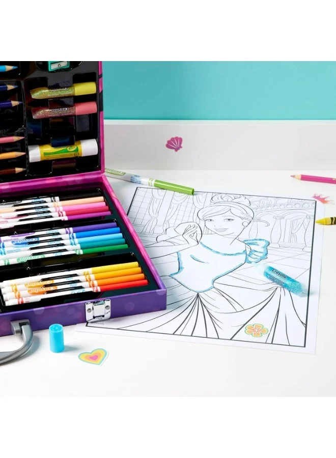 كرايولا Crayola Inspirational Art Case Disney Princess - 115 Pieces