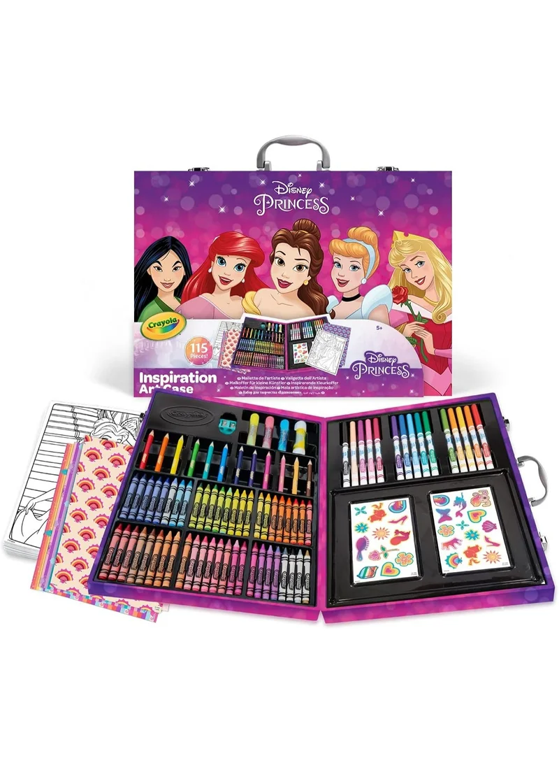 كرايولا Crayola Inspirational Art Case Disney Princess - 115 Pieces