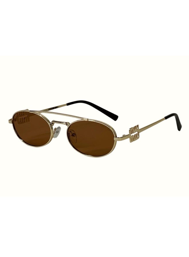 MIU-DOUBLE BRIDGE BROWN - Image 1