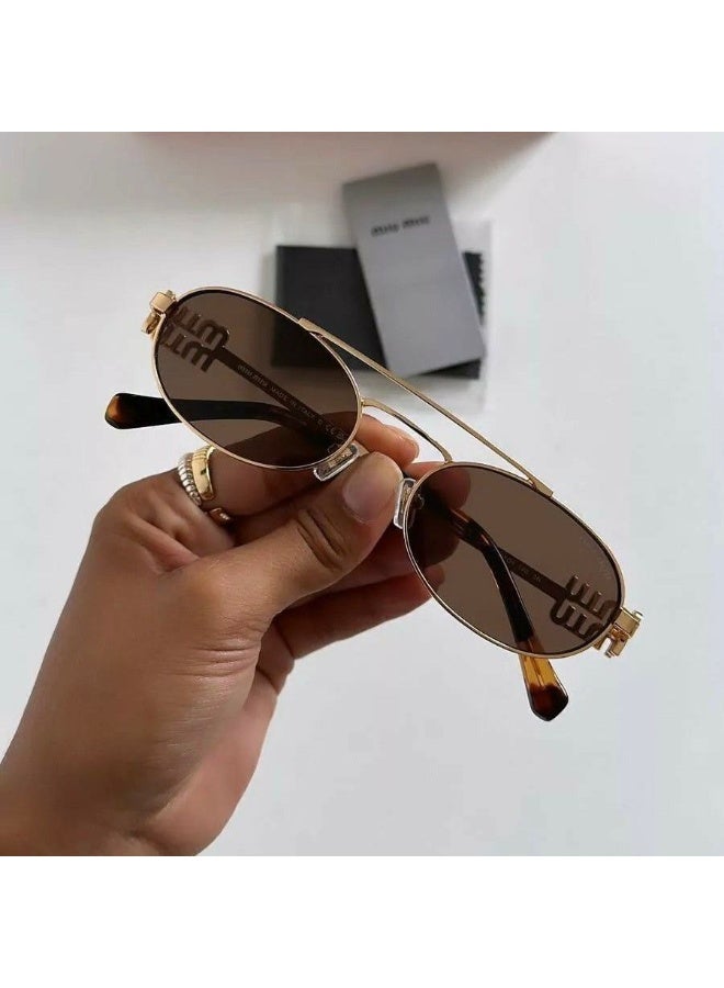 MIU-DOUBLE BRIDGE BROWN - Image 4