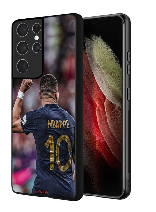 Tolwak Samsung Galaxy S21 Ultra 5G Protective Case Cover Mbappe 10 - Image 1