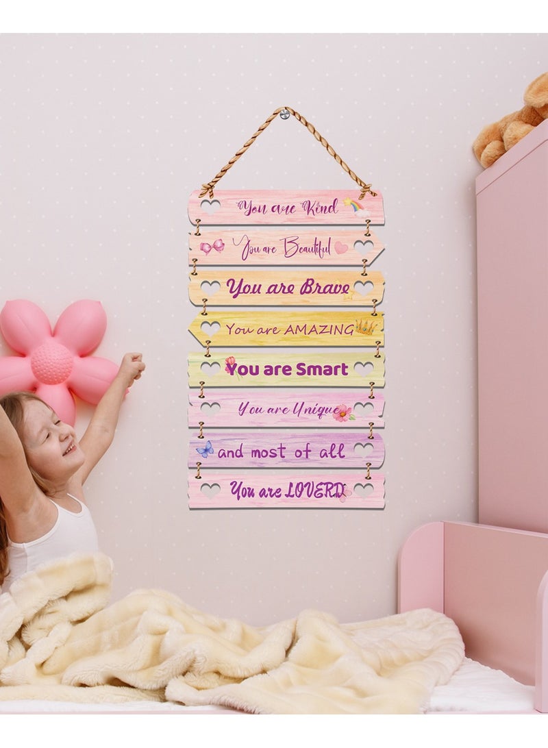 Bedroom study pink hanging wall stickers incentive wall stickers 30*60CM - Image 1