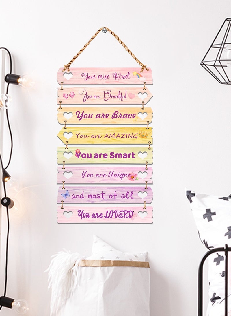 Bedroom study pink hanging wall stickers incentive wall stickers 30*60CM - Image 2