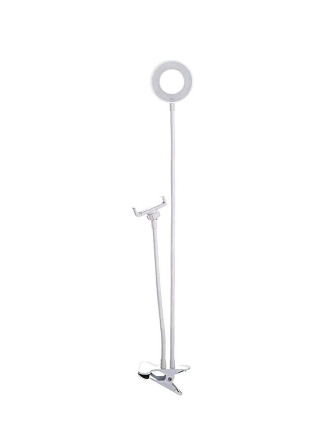 NIBEMINENT USB LED Selfie Light With Phone Clip White  - Image 1
