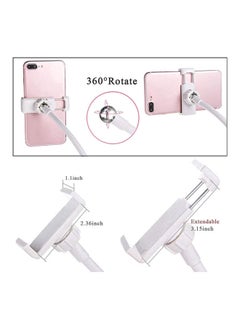 NIBEMINENT USB LED Selfie Light With Phone Clip White  - Image 3