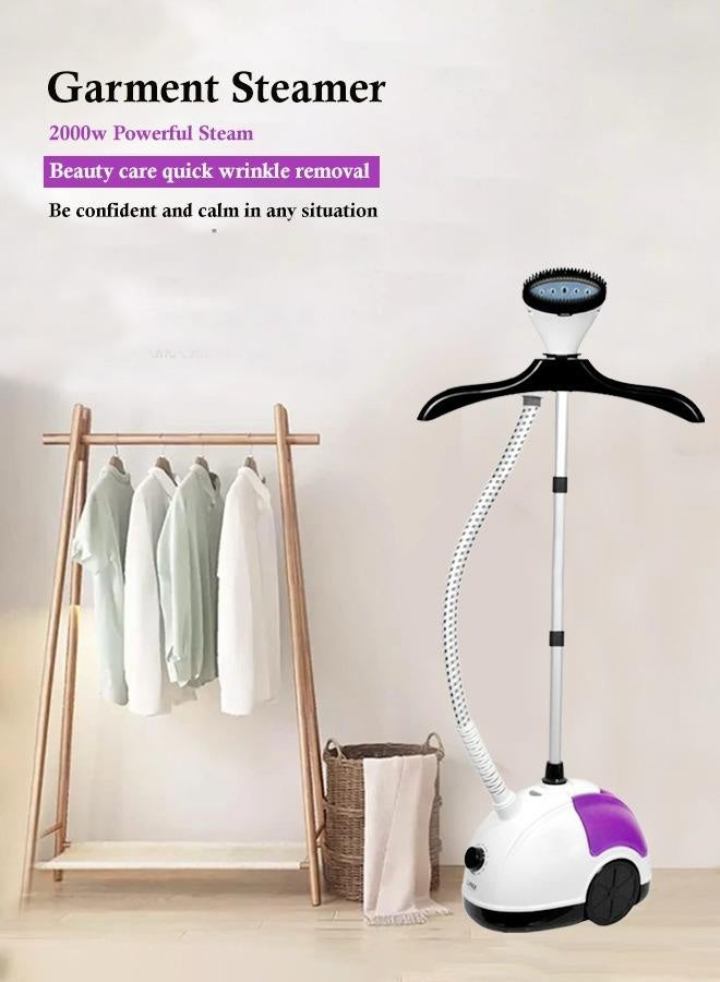 لينكس مكواة بخار عمودية LYNX قوية بقدرة 2000 واط وسخان سريع، خزان مياه 1.8 لتر، 11 مستوى بخار، بخار مستمر لمدة 60 دقيقة – لكيّ جميع أنواع الأقمشة – LY3055 - Image 1