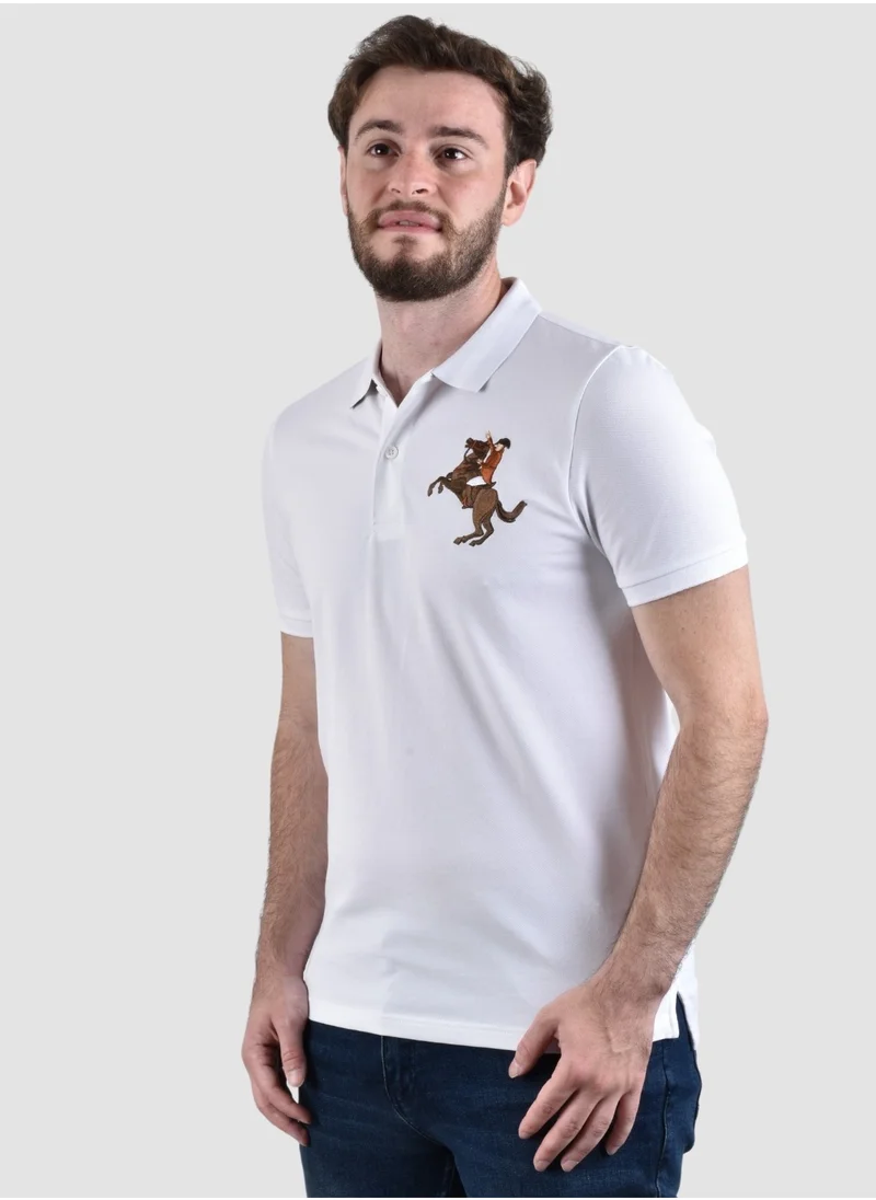 GIORDANO Men's Napoleon Polo - White
