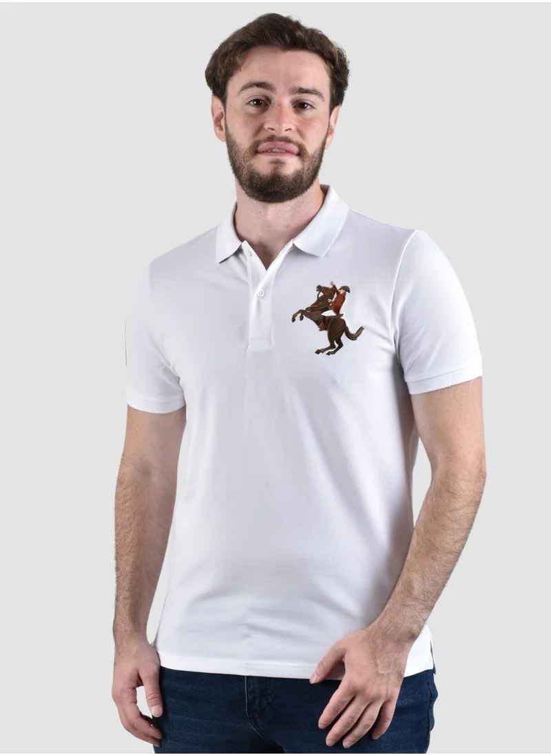 GIORDANO Men's Napoleon Polo - White