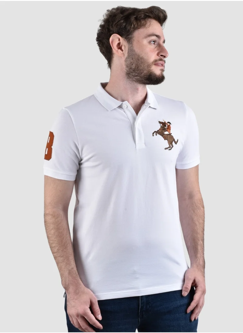 GIORDANO Men's Napoleon Polo - White