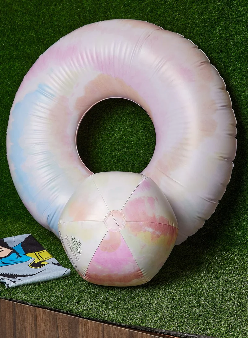 SUNNY LIFE Pool Ring And Ball Set Tie Dye Multi