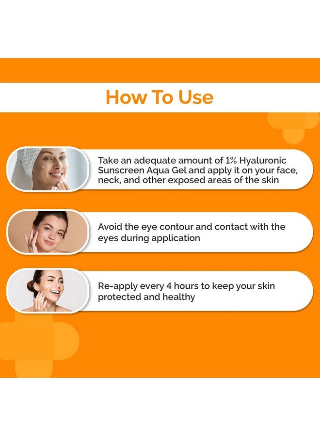 THE derma Co جل واقي من الشمس بحمض الهيالورونيك أكوا ألترا لايت مع عامل حماية من الشمس 50 Pa++++ لحماية واسعة النطاق من الأشعة فوق البنفسجية A وB والضوء الأزرق للبشرة الدهنية 50 جرام (ديرماكو)، عبوة من قطعة واحدة - Image 3