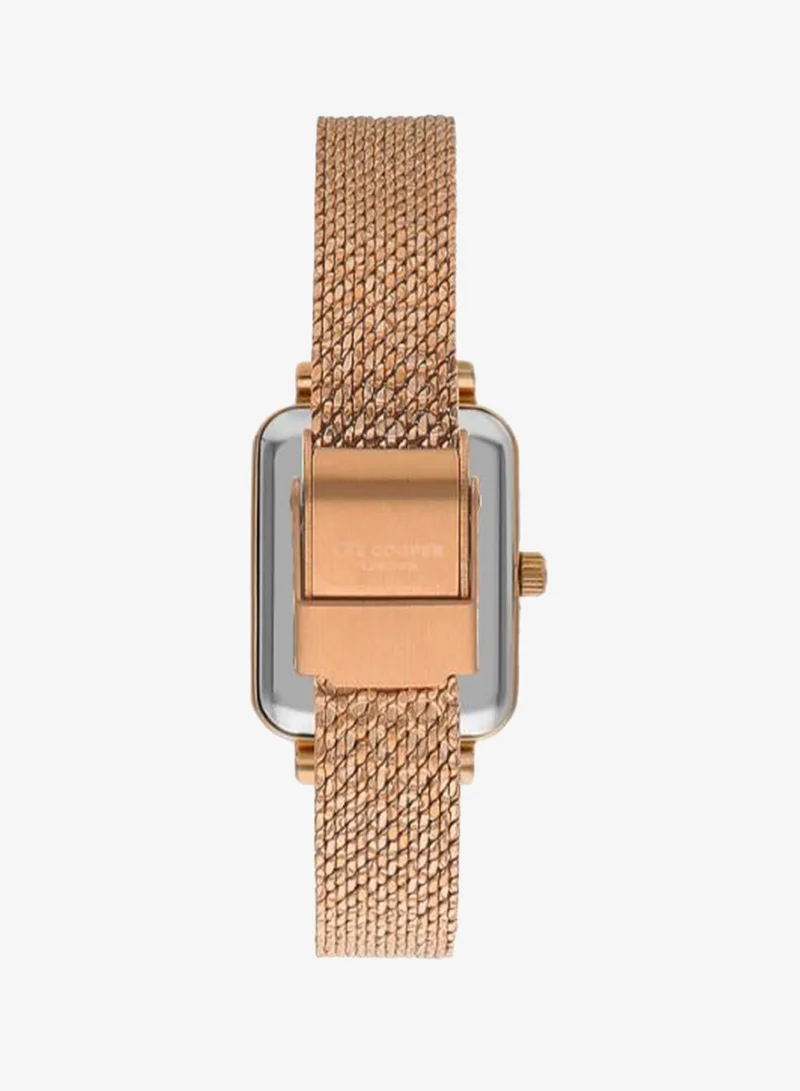 Lee Cooper  Women's Mesh Analog Watch LC07815.470 - 20,5x26 mm for Women | Best Price UAE