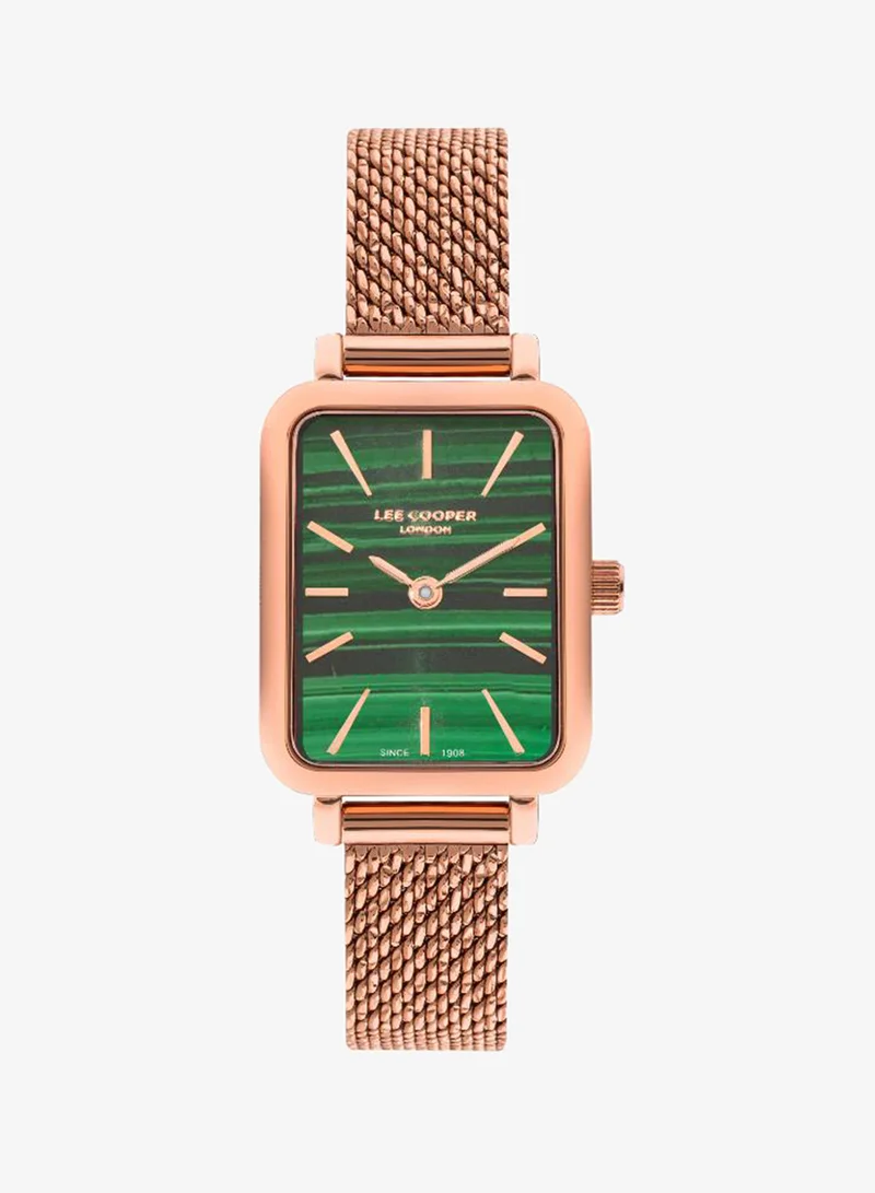 لي كوبر Women's Mesh Analog Watch LC07815.470 - 20,5x26 mm
