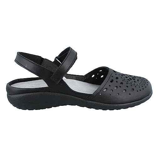 NAOT Women's Arataki Black Raven Lthr Maryjane Flat 5-5.5 M US - Image 2