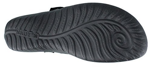 NAOT Women's Arataki Black Raven Lthr Maryjane Flat 5-5.5 M US - Image 4