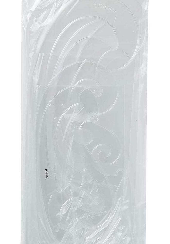 Westcott Acme French Curve Set - 4 Durable Clear Plastic Curves for Arts and Crafts - Image 4