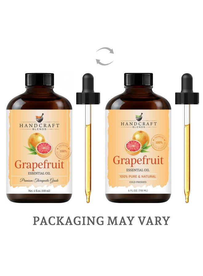Handcraft Blends Grapefruit Essential Oil - Huge 4 Fl Oz - 100% Pure and Natural - Premium Grade Essential Oil for Diffuser and Aromatherapy - Image 1