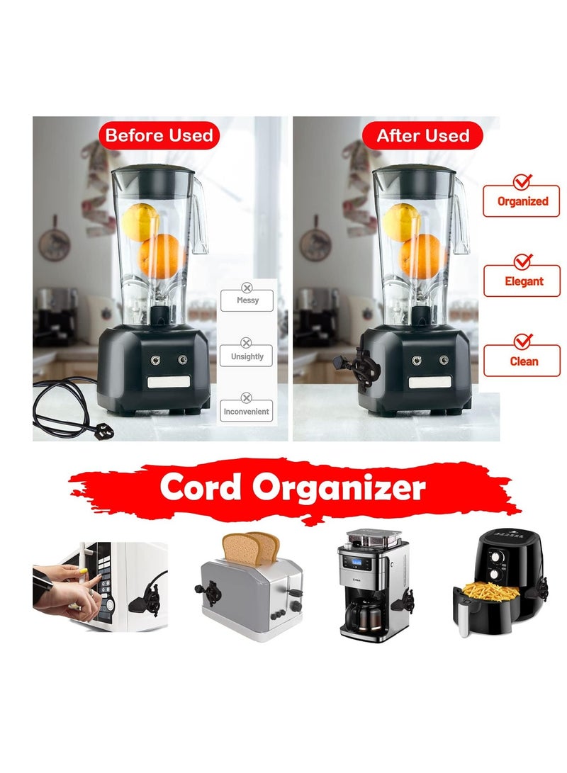 SYOSI 12 Pieces Cord Organizer For Appliances Upgraded Cord Keeper In 3 Colors - Image 4