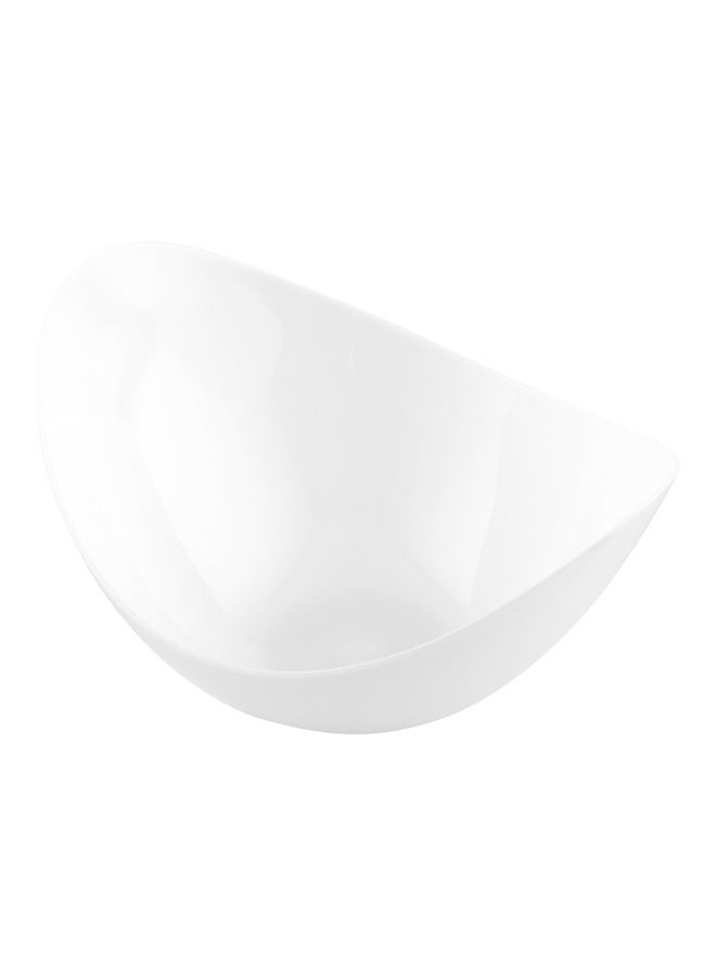 Restaurantware 2 Ounce Sauce Dishes, 100 Oval Dipping Cups - Mini Sized, Disposable, White Plastic Soy Sauce Bowls, Unique Design, For Appetizers, Sauces, Small Bites, At Buffets Or Parties  - Image 1