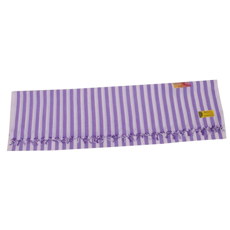 EthnicAlive NIC Bhagalpuri Handloom Organic Purple Patta Design Chadar - Image 4