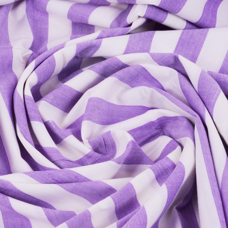 EthnicAlive NIC Bhagalpuri Handloom Organic Purple Patta Design Chadar - Image 5