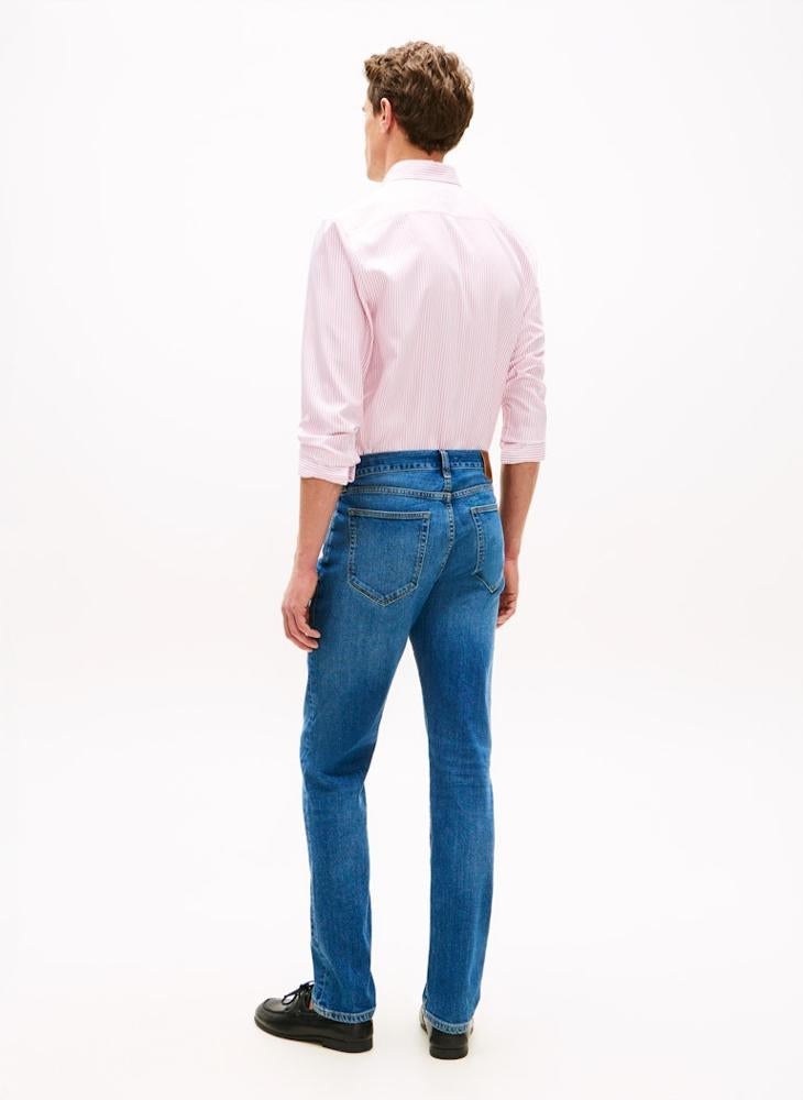 TOMMY HILFIGER Denton Whiskered Slim Straight Leg Jeans - Image 2
