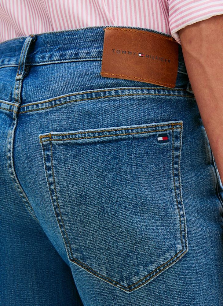 TOMMY HILFIGER Denton Whiskered Slim Straight Leg Jeans - Image 3