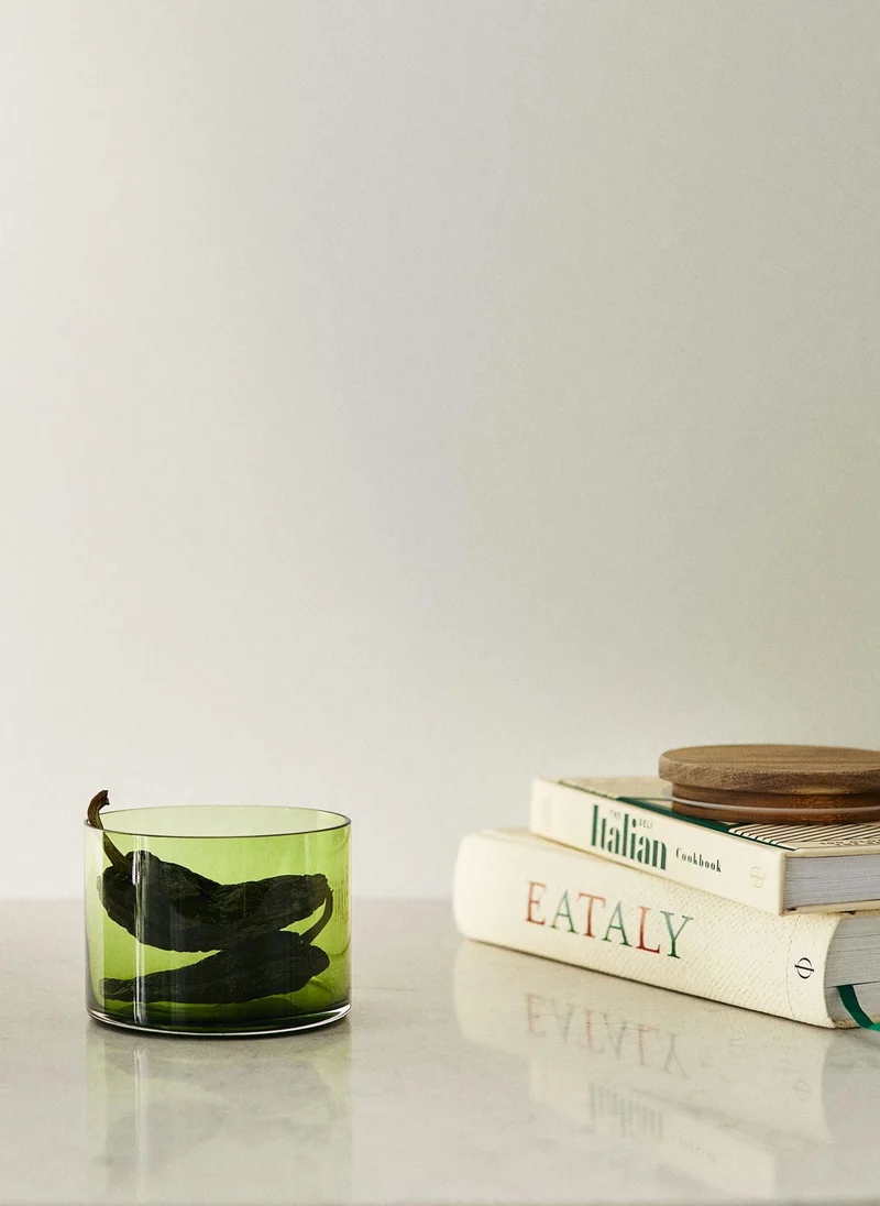 H&M Small Glass Jar With Lid