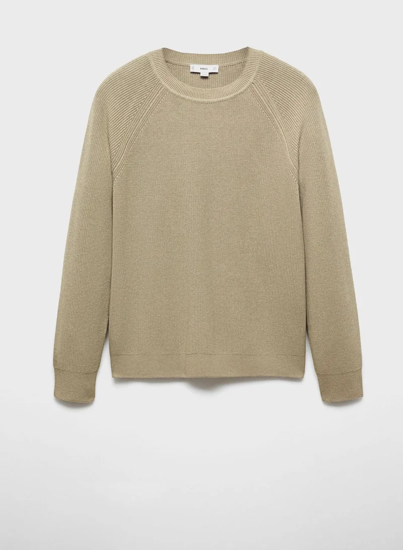 Mango Man Essential Crew Neck Sweater