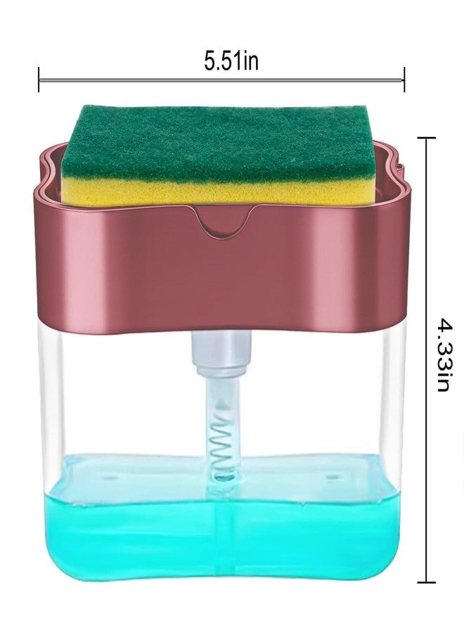 Avaiya 2 in 1 Soap Dispenser for Bathroom Accessories Dishwasher Liquid Holder Pump with Instant Refill, Durable & Efficient Kitchen Washing Accessory, Easy One-Hand Use - Image 2