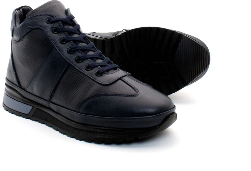 Fast Step Leather Fur Men's Sports Boots 722KMA306