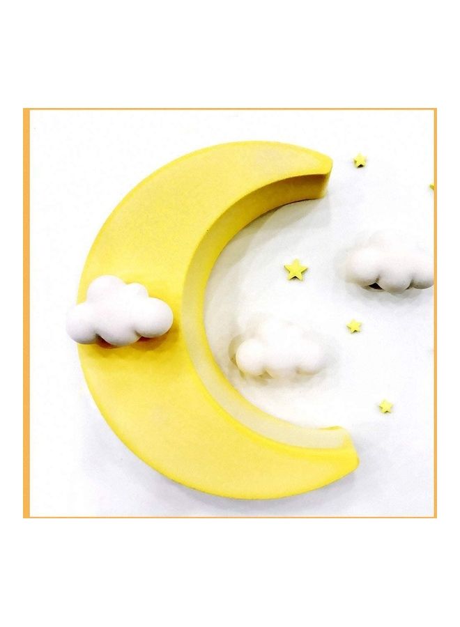Moon Shape Silicone Cake Mold White 9.05x7x2.08inch - Image 4
