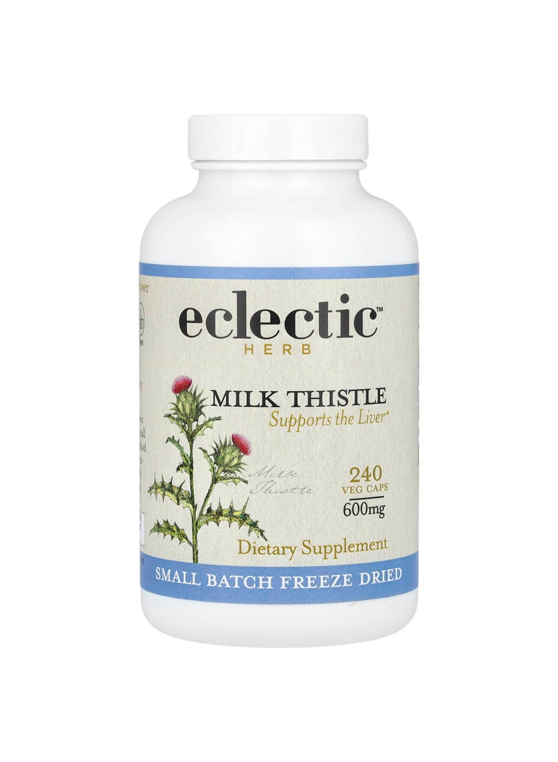 Eclectic Herb Milk Thistle, 240 Veg Caps (600 mg per Cap)