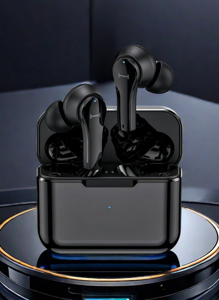 TWS Wireless BT Premium Headphones Black - Image 1
