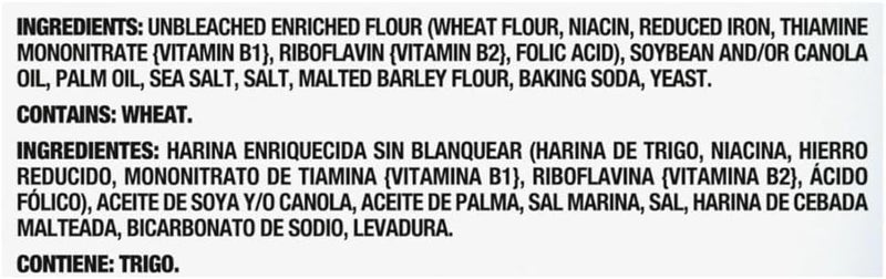 Premium Original Saltine Crackers - Family Size 6 Packs Topped with Sea Salt, 24 oz - Image 3