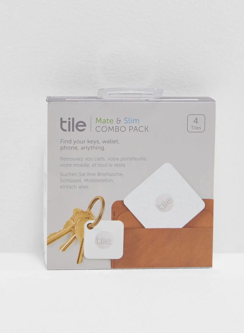 tile 4 Pack Mate and Slim Combo