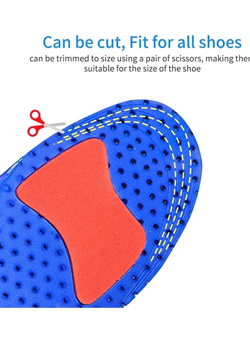 SYOSI Orthotic Insole High Arch Foot Support Soft Medical Functional insoles Insert for Severe Flat Feet Plantar Fasciitis Pain Valgus Man And Woman L: 45-47 30.5CM - Image 5